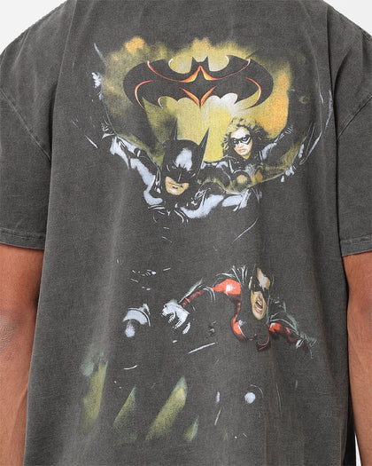 American Thrift X DC 1997 Batman & Robin Heavyweight Vintage T-Shirt Black Wash
