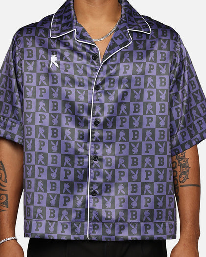 Playboy By Culture Kings Mechanic Shirt Black/Purple
