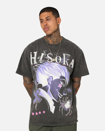 Goat Crew X Hunter X Hunter Hisoka Heavyweight Vintage T-Shirt Black Wash