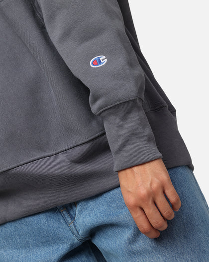 Champion Reverse Weave Big C Hoodie Medium Gray