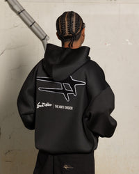 Loiter X The Anti Order Zip Hoodie Black