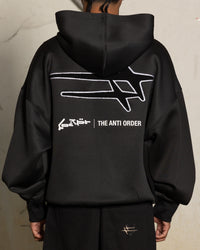 Loiter X The Anti Order Zip Hoodie Black