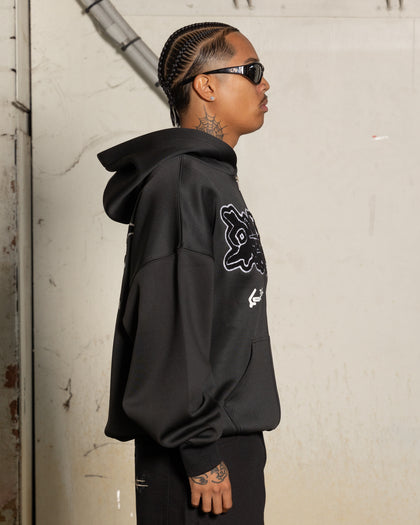 Loiter X The Anti Order Zip Hoodie Black