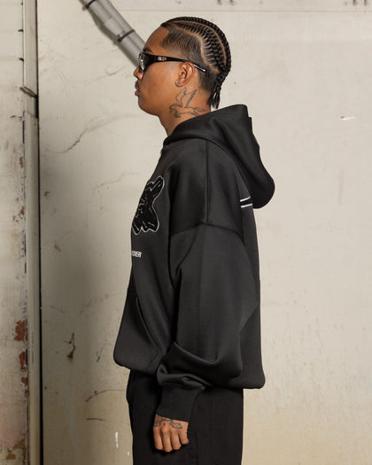 Loiter X The Anti Order Zip Hoodie Black