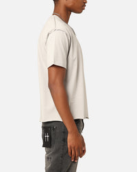 Saint Morta Lafayette Cropped T-Shirt Grey