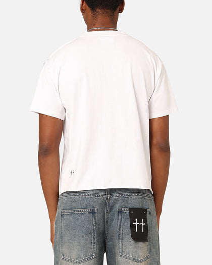 Saint Morta Lafayette Cropped T-Shirt White