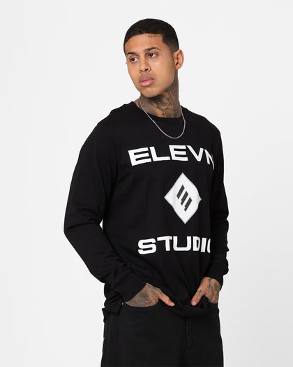 Elevn Clothing Co Studio Long Sleeve T-Shirt Black