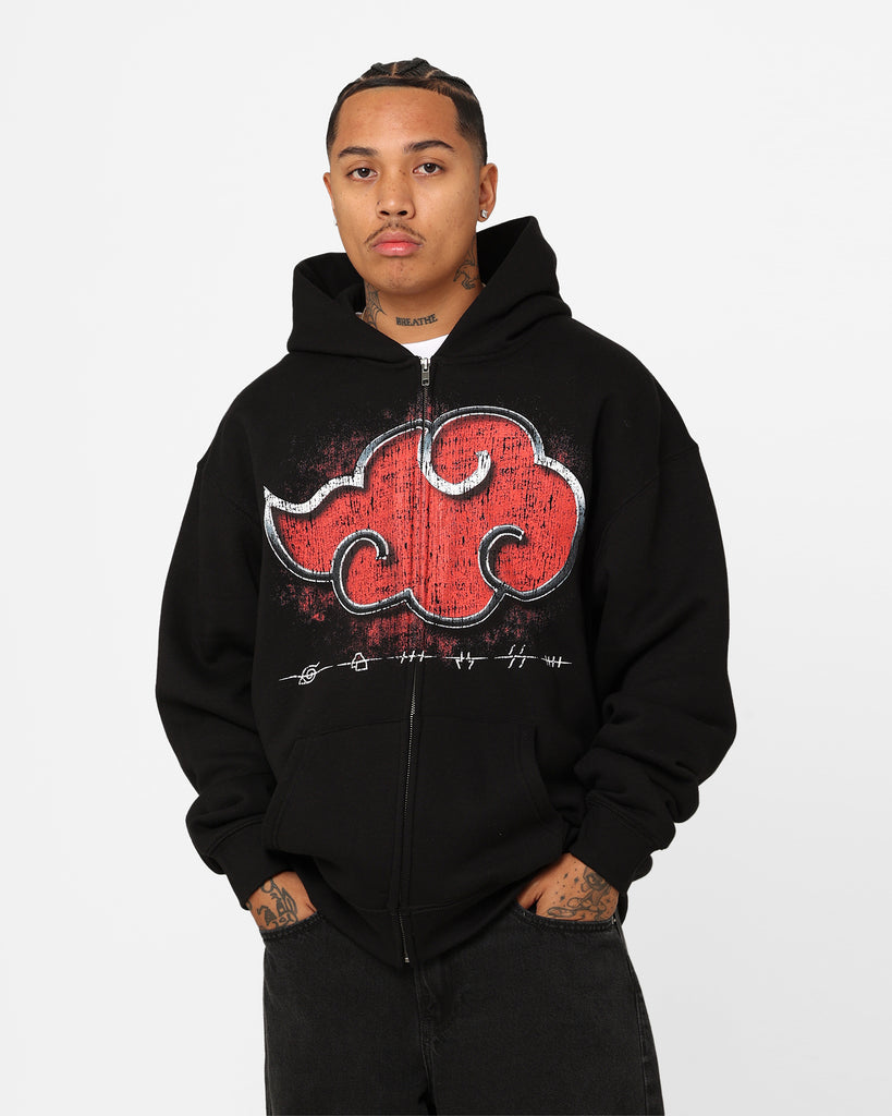 Goat Crew X Naruto Akatsuki Zip Hoodie Black | Culture Kings NZ