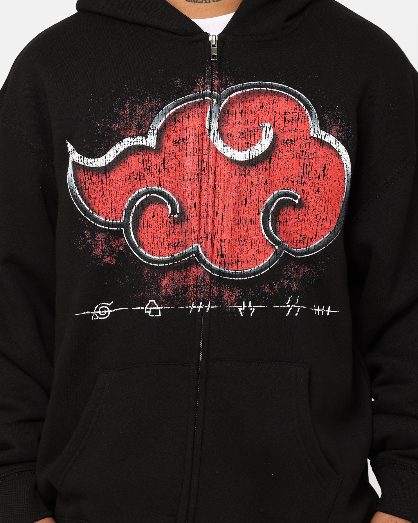 Goat Crew X Naruto Akatsuki Zip Hoodie Black | Culture Kings NZ