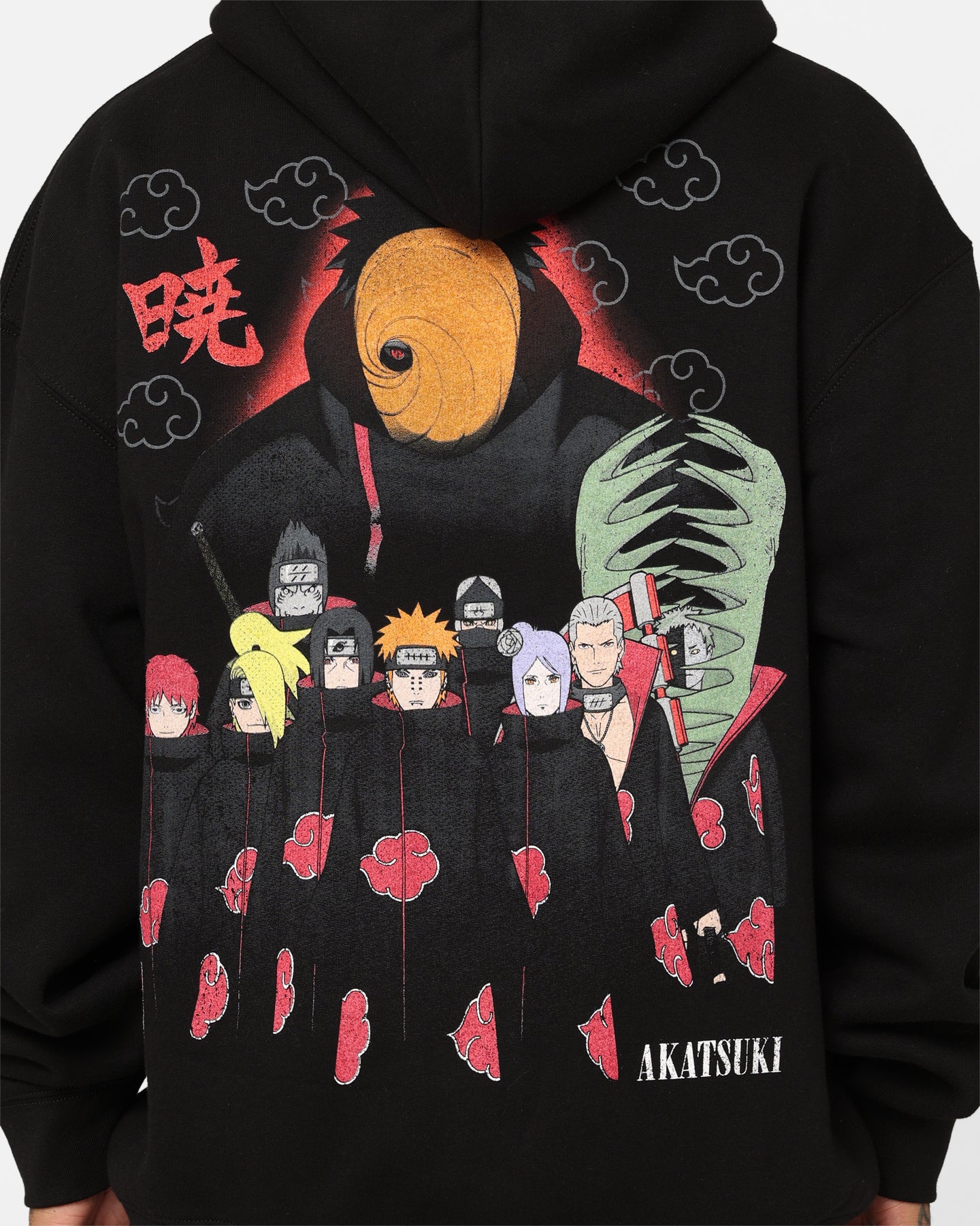 Goat Crew X Naruto Akatsuki Zip Hoodie Black | Culture Kings NZ