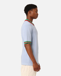 XXIII Kurt Knitted Polo Shirt Blue