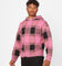 XXIII Dalas Plaid Hoodie Pink/Black