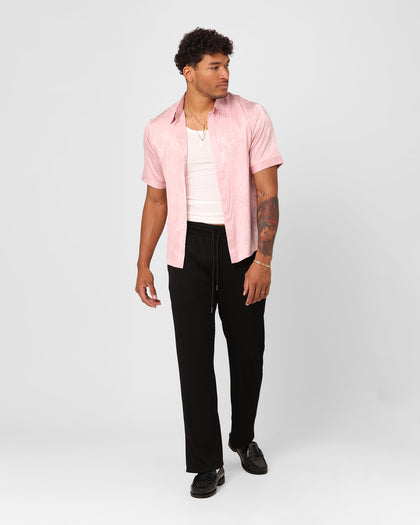 XXIII Perry Satin Button Up Shirt Pink