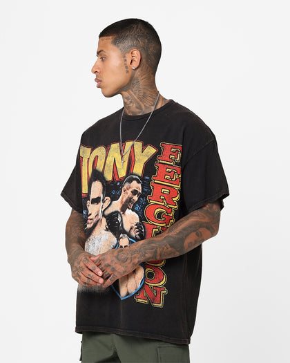 UFC By Goat Crew Tony Ferguson El Cucuy Vintage T-Shirt Black Wash