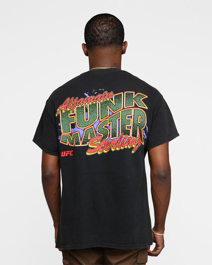 UFC By Goat Crew Aljamain Sterling Funk Master T-Shirt Black Wash