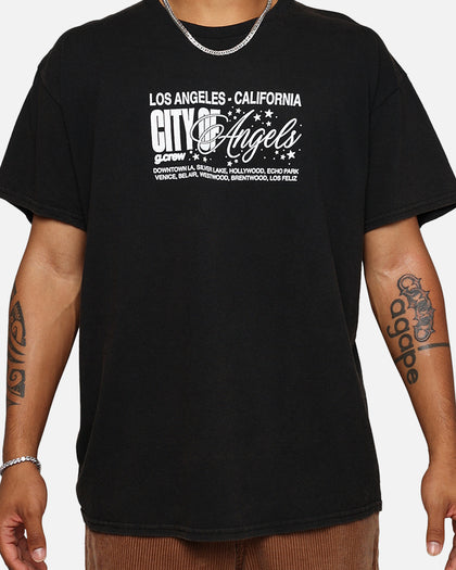 Goat Crew The City Of Angels T-Shirt Black Wash