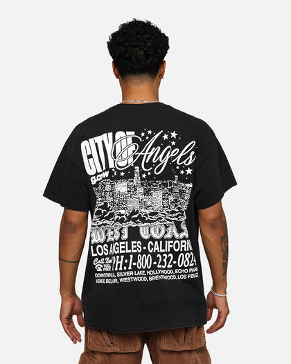 Goat Crew The City Of Angels T-Shirt Black Wash