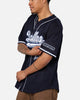 Pro Standard Dallas Cowboys Mesh Button Down Jersey Midnight Navy
