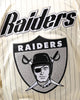Pro Standard Las Vegas Raiders Pinstripe Satin Jacket Eggshell/Yellow