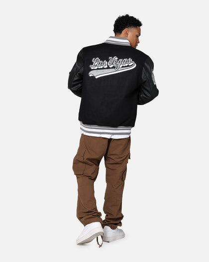 Pro Standard Las Vegas Raiders Wool Varsity Jacket Black/Grey
