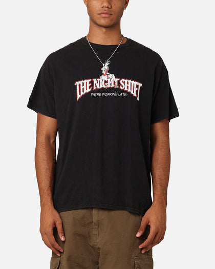 The Night Shift The Gentleman's Club T-Shirt Black Wash