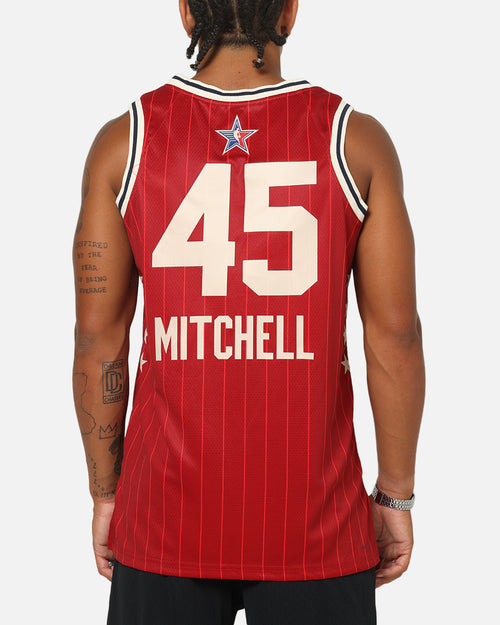 Jordan Donovan Mitchell All-Star 73rd Anniversary Swingman Jersey Team Crimson