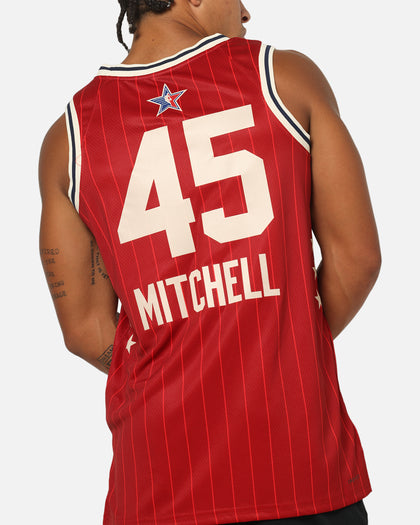 Jordan Donovan Mitchell All-Star 73rd Anniversary Swingman Jersey Team Crimson