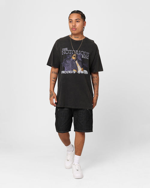 Notorious B.I.G King Of Brooklyn T-Shirt Black Wash