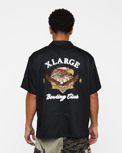 X-Large Bowling Club Short Sleeve Shirt Black