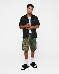 X-Large Bowling Club Short Sleeve Shirt Black