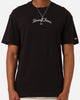 Tommy Jeans Relaxed Curved Serif Flag T-Shirt Black