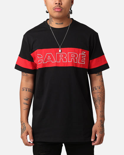 Carre Bars T-Shirt Black/Red