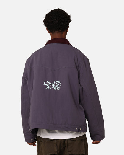 Lifted Anchors "Relly" Mohair Work Jacket Navy/Mohair