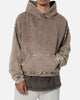 MNML Washed Acid Hoodie Brown