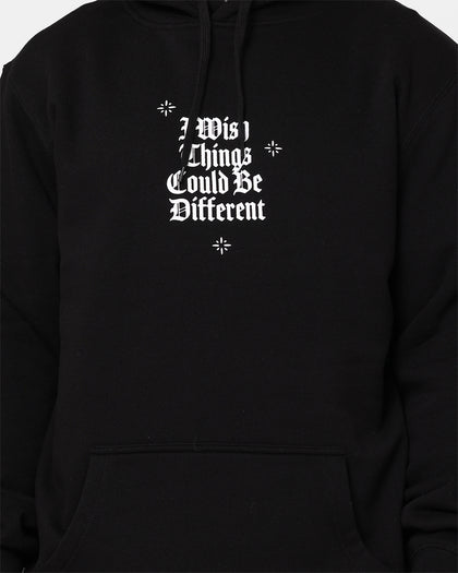Broken Promises Wishful Thinking Hoodie Black