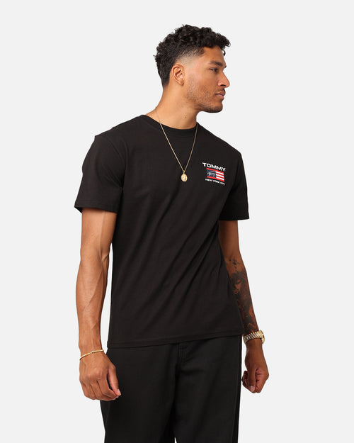 Tommy Jeans Classic Athletic Flag T-Shirt Black