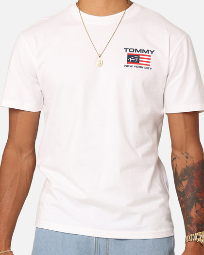 Tommy Jeans Classic Athletic Flag T-Shirt White