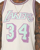 Mitchell & Ness Los Angeles Lakers Shaquille O'Neal Pastel Swingman Jersey Off White