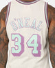Mitchell & Ness Los Angeles Lakers Shaquille O'Neal Pastel Swingman Jersey Off White