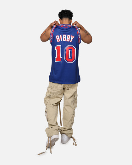 Mitchell & Ness Vancouver Grizzlies Mike Bibby 1998-99 College Twist Swing Jersey Navy/Red