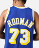 Mitchell & Ness Los Angeles Lakers Dennis Rodman 1998-99 College Twist Swing Jersey Blue/Yellow