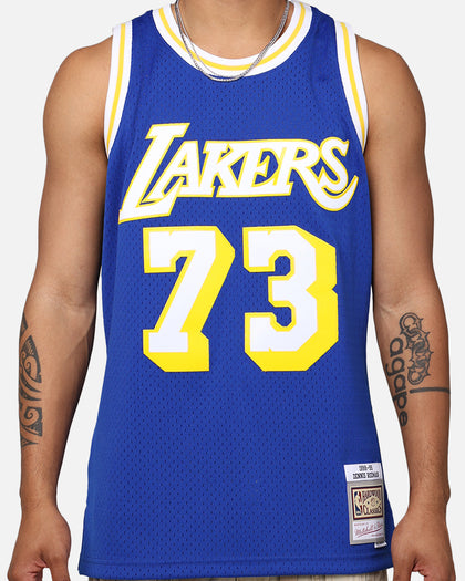 Mitchell & Ness Los Angeles Lakers Dennis Rodman 1998-99 College Twist Swing Jersey Blue/Yellow