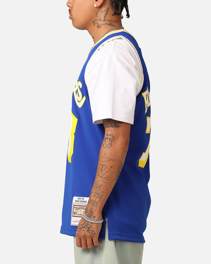 Mitchell & Ness Los Angeles Lakers Dennis Rodman '98-99 College Twist Swing Jersey Blue/Yellow