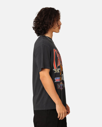 Mitchell & Ness San Francisco 49ers 5 Time Super Bowl T-Shirt Faded Black