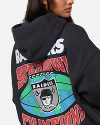 Mitchell & Ness Los Angeles Raiders Super Bowl World Hoodie Faded Black