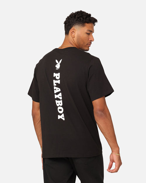 Playboy Playboy Logo Lockup T-Shirt Black