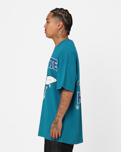 Mitchell & Ness Charlotte Hornets Break Free T-Shirt Hornets Teal