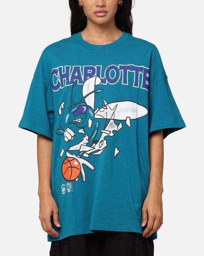 Mitchell & Ness Charlotte Hornets Break Free T-Shirt Hornets Teal