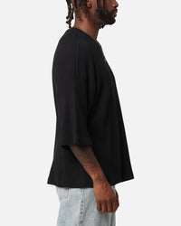 XXIII Waffle Midsleeve T-Shirt Black