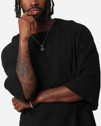 XXIII Waffle Midsleeve T-Shirt Black